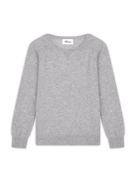 JUST CASHMERE Pulover Helen amestecat gri