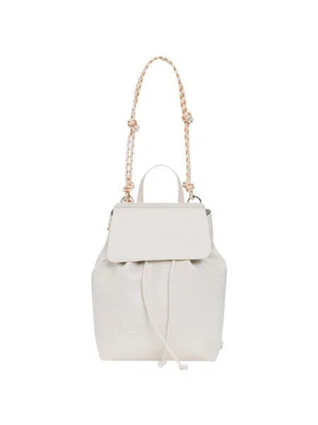 Batoh Desigual s autogramem bílý