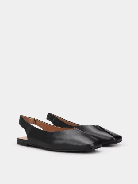 Кожаные мюли Braska черные