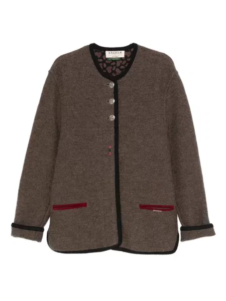 Vlněná retro bunda A.n.g.e.l.o. Vintage Cult bílá