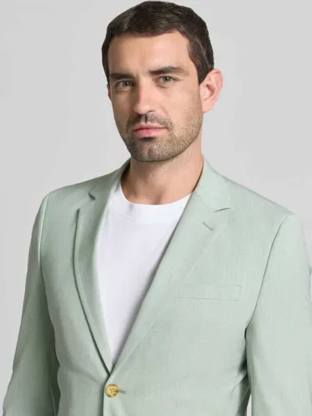 Marynarka o kroju slim fit z dodatkiem model LIAM' Selected Homme