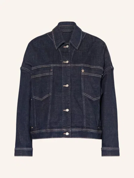 True Religion Džínová Bunda Amber mid blue modrá