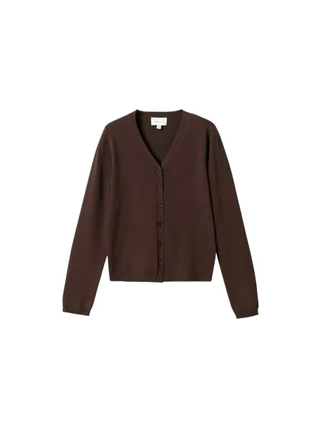 Noella Pulover N-Marg Knit Cardigan ciocolatiu