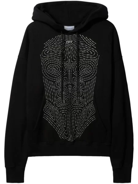 Hanorac cu glugă Off-white alb