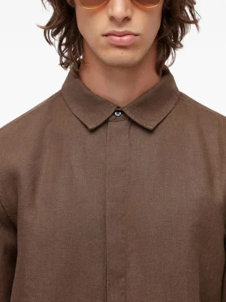 Cămașă Osklen de in maro