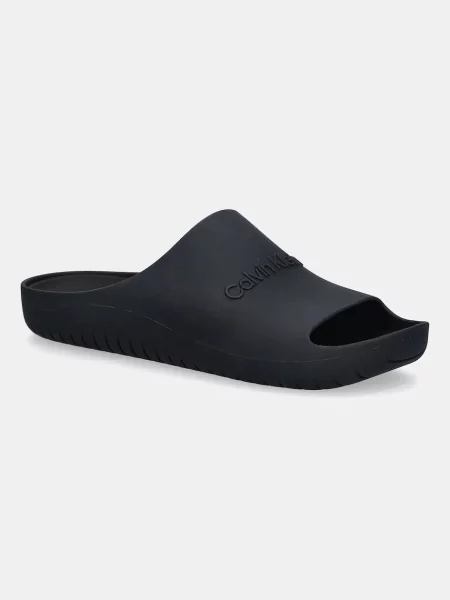Calvin Klein papuci JELLY SLIDE negru
