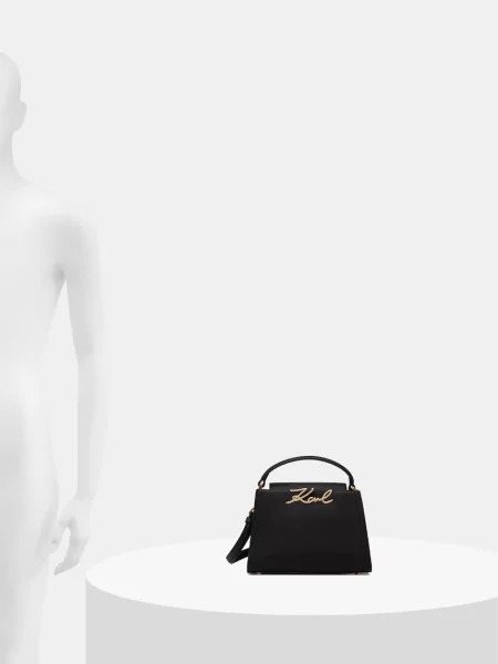 Кожаная сумка через плечо Karl Lagerfeld