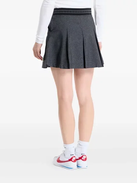 Tricou Nike din piele alergare plisat negru