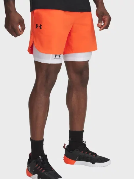 Короткі спортивні шорти Under Armour помаранчеві