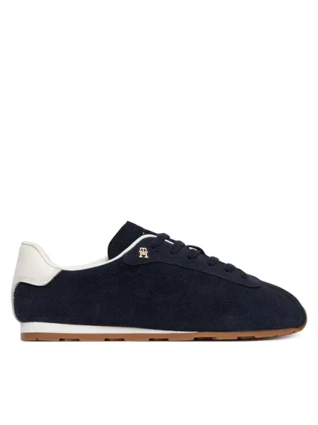 Sneakersy Tommy Hilfiger zamszowe niebieskie