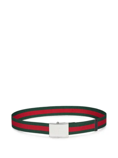 Cu centură curea Gucci cu cataramă verde