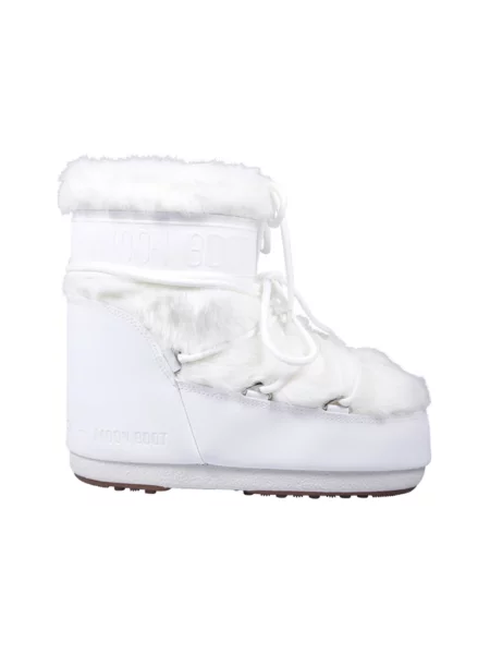Moon Boot śniegowce MB ICON LOW FAUX FUR biały