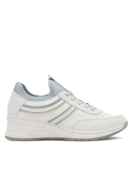 Sneakersy Rieker białe