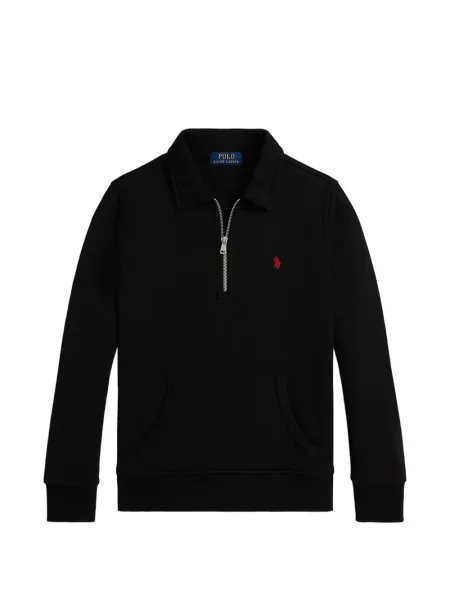 Dětska fleecová mikina Polo Ralph Lauren černá