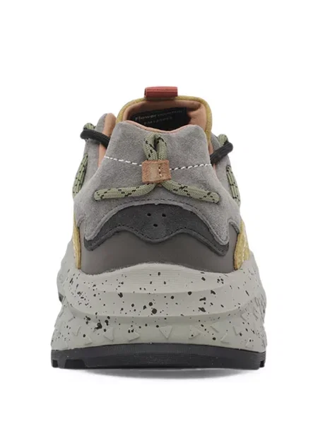 Szarvasbőr virágos sneaker Flower Mountain szürke