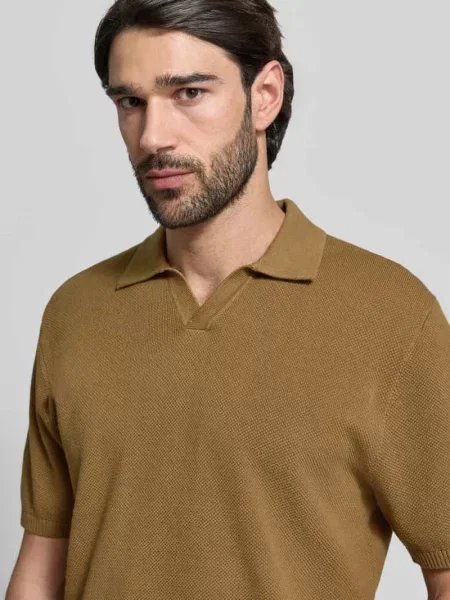 Koszulka polo o kroju regular fit z prążkowanymi wykończeniami Mcneal