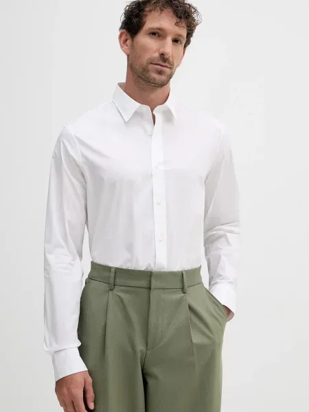 Michael Kors cămașă cu guler clasic regular alb