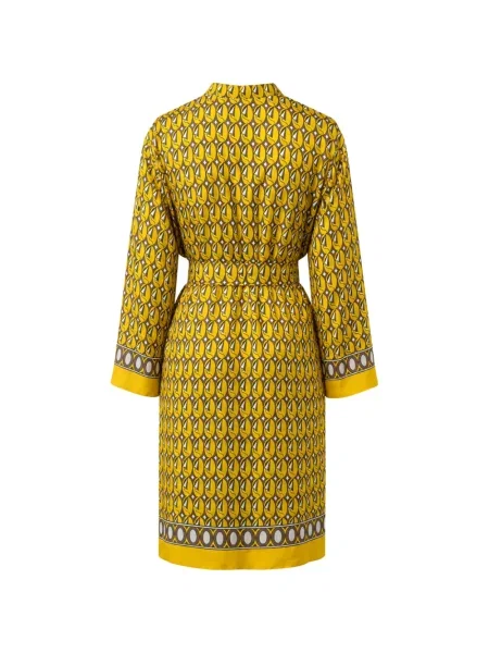 Rochie mini Max Mara cu imagine cu imprimeu geometric galben