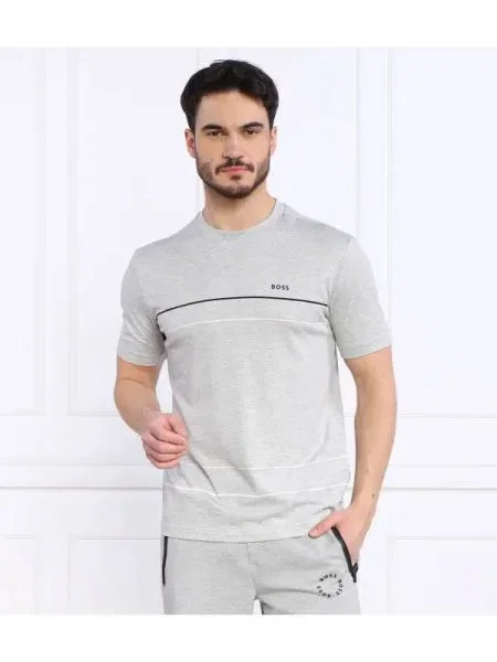 BOSS GREEN Póló Tee 11 szürke