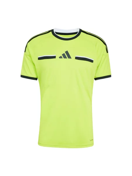 ADIDAS PERFORMANCE Funkční tričko Schiedsrichter limone / černá bílá