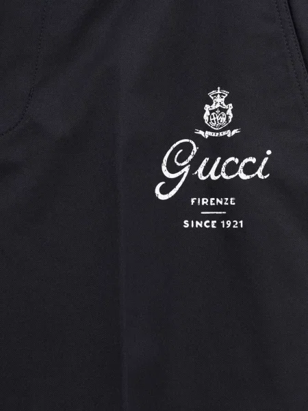 Pantaloni Gucci cu imagine albastru