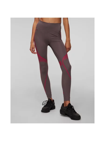 Legginsy Adidas By Stella Mccartney na siłownię pomarańczowe