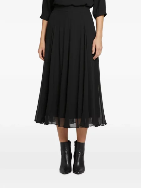 Pantaloni culottes Zimmermann asimetrice negru