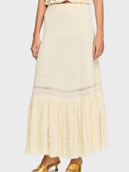 Спідниця Sandro біла