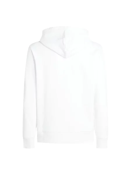Bluza z kapturem Calvin Klein z kapturem biała