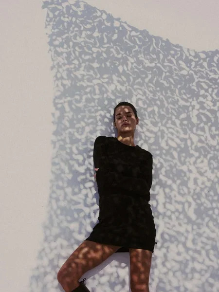 MUUV. rochie Sukienka Krótka Ready Or Not mini mulata negru