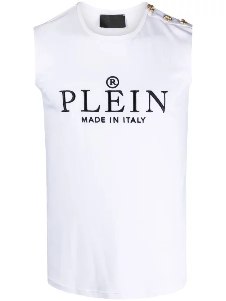 Top Philipp Plein cu imagine alb