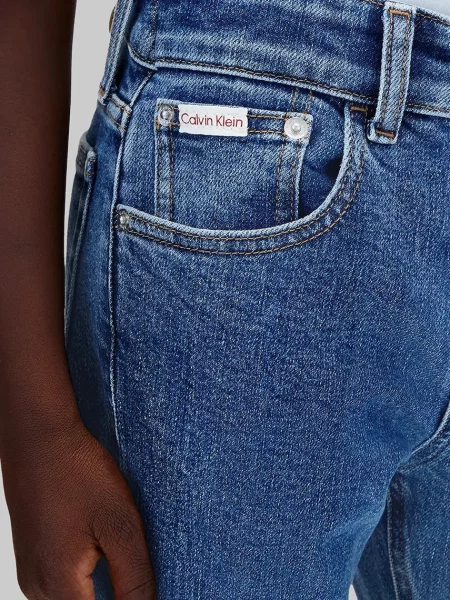 Calvin Klein Jeans дънки за деца Dad синьо