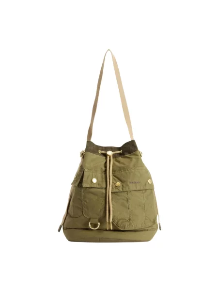 Torebka Barbour ze sznurkiem zielona