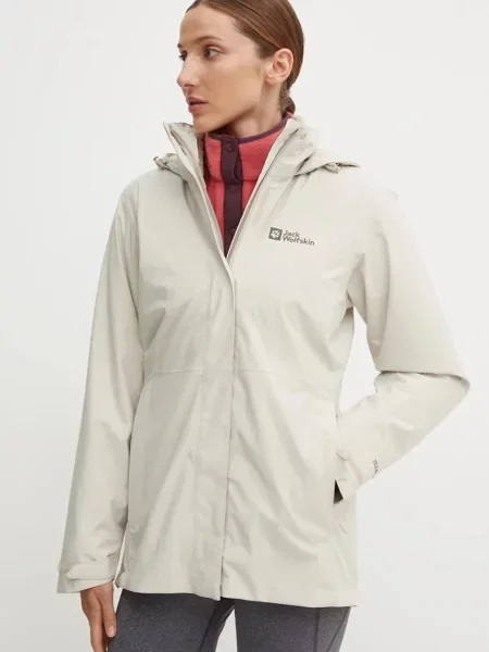 Geacă Jack Wolfskin bej