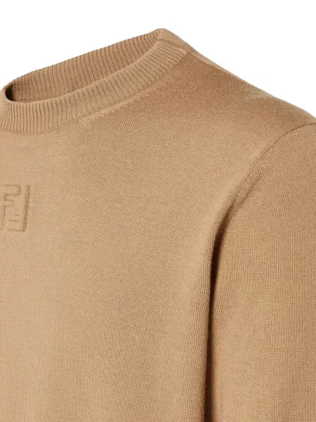 Pulover Fendi de lână maro