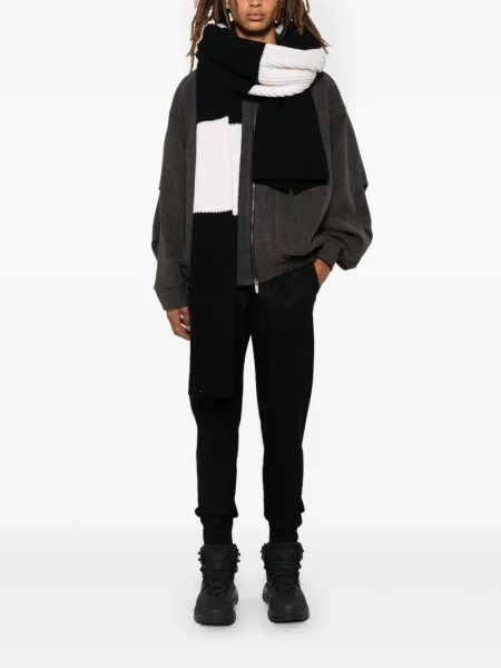 Pantaloni Jil Sander de lână negru