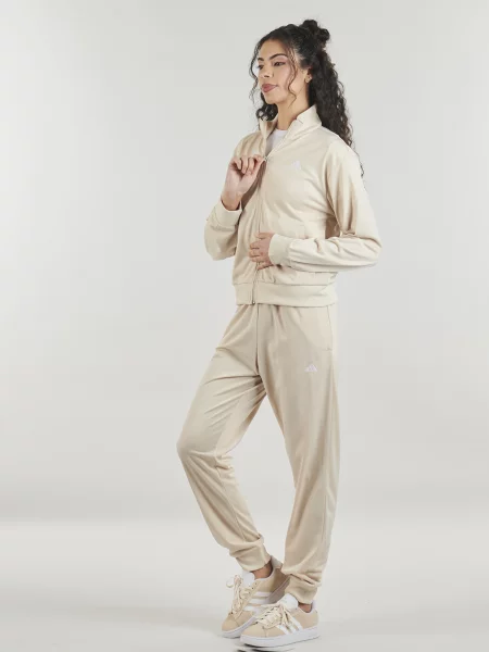 Bežecká tepláková súprava Adidas béžová