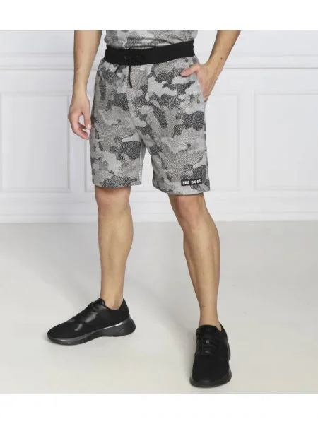 BOSS ORANGE Rövidnadrág BOSS x NBA Slam_Camo szürke