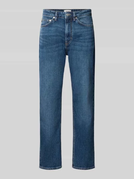 Jeansy o kroju straight fit z mieszanki bawełny model Ray' Joop! Jeans niebieskie