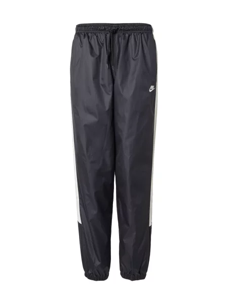 Nike Sportswear Pantaloni negru / murdar alb