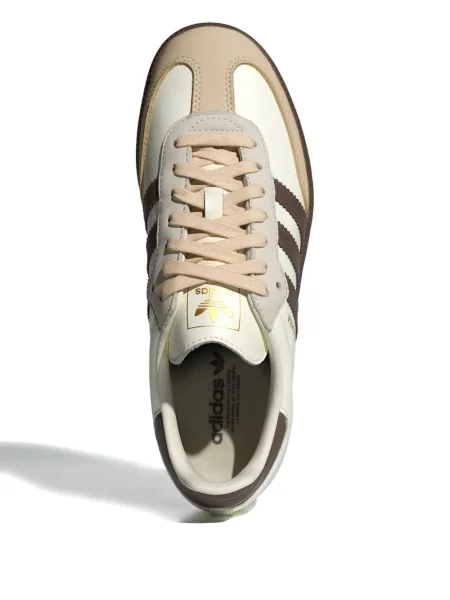 Sneakerși Adidas Samba cu dungi alb