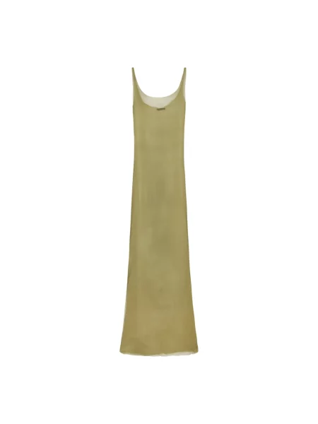 Jedwabna sukienka Cortana zielona