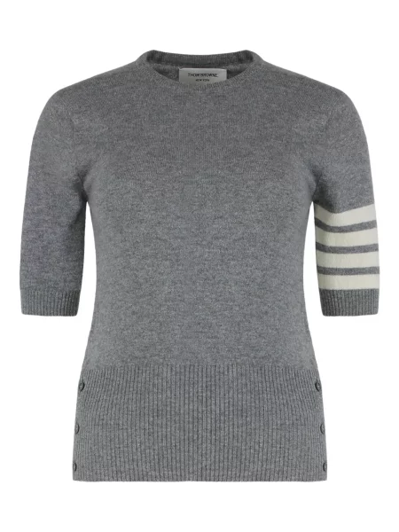 Pulover Thom Browne scurt gri