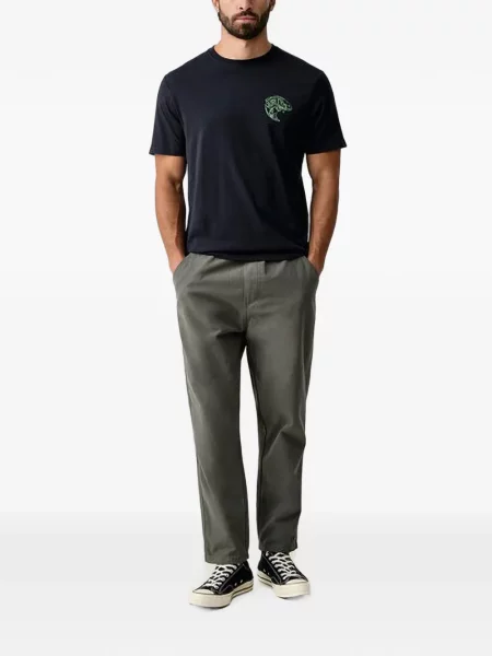 Pantaloni Hurley cu autograf cu cordon gri