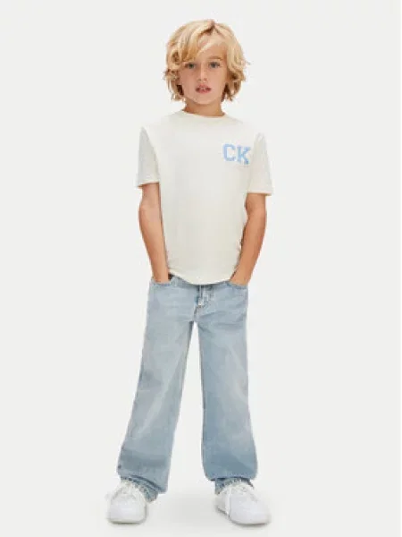 Calvin Klein Póló Heritage sárga