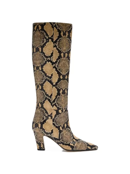 Botine Aeyde cu imagine cu model piele de șarpe