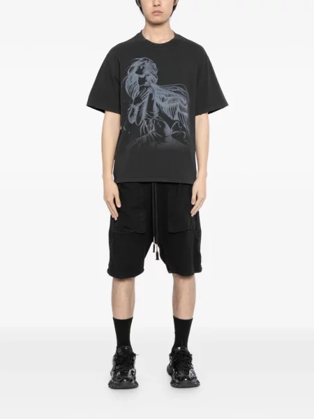 Tricou Warman cu imagine gri
