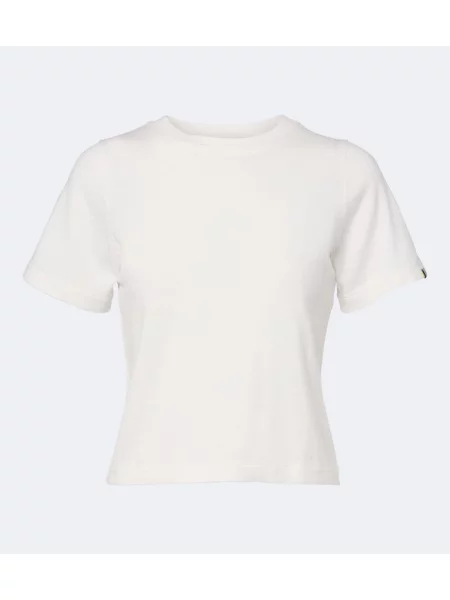 Tricou Extreme Cashmere din cașmir alb