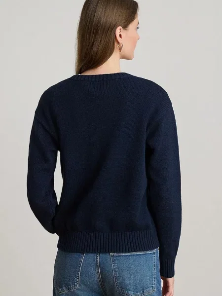 LAUREN RALPH LAUREN Pulover Mornarsko modra