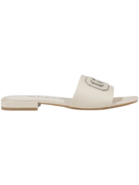 Papuci Guess alb
